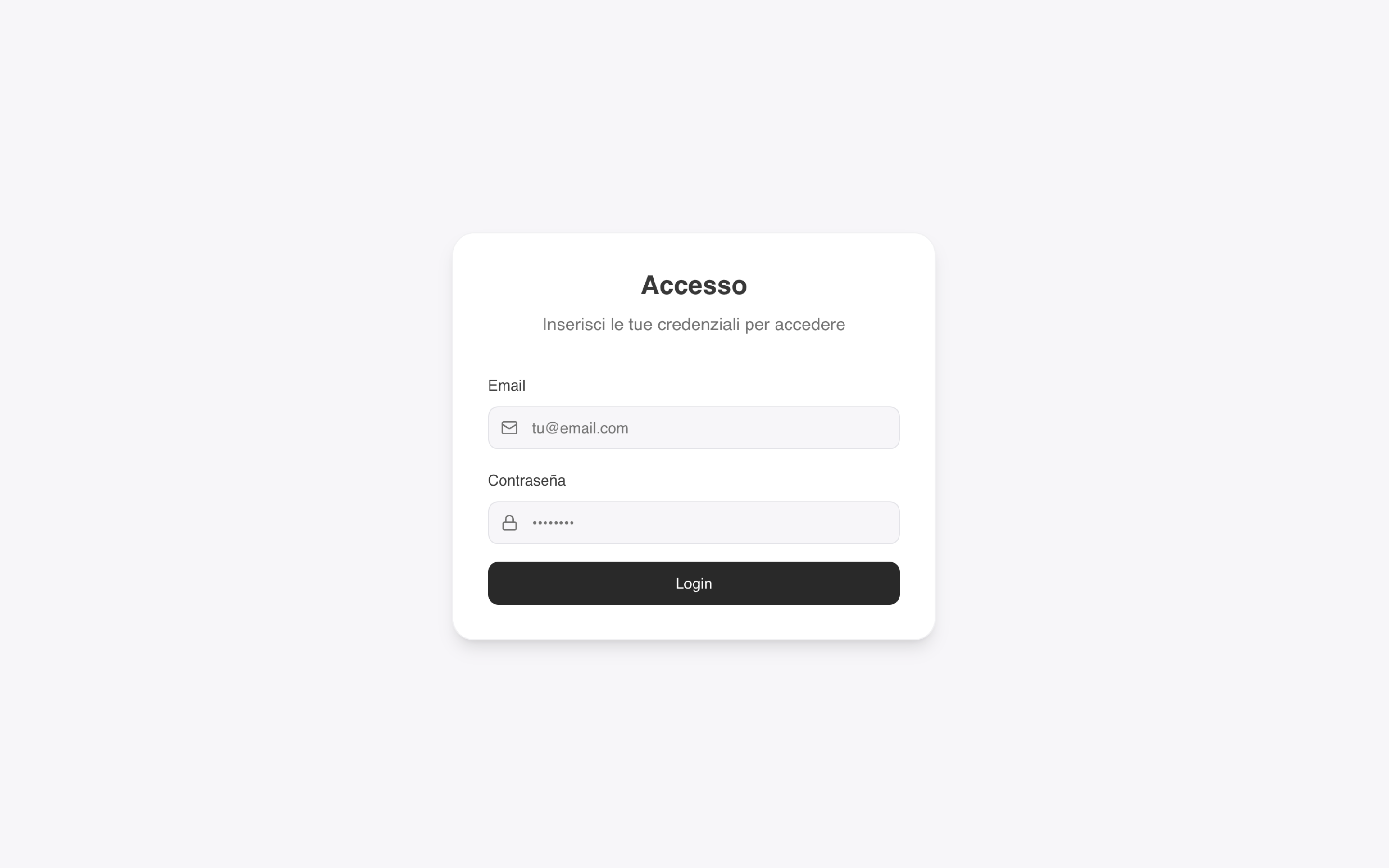 Acceso seguro con roles definidos